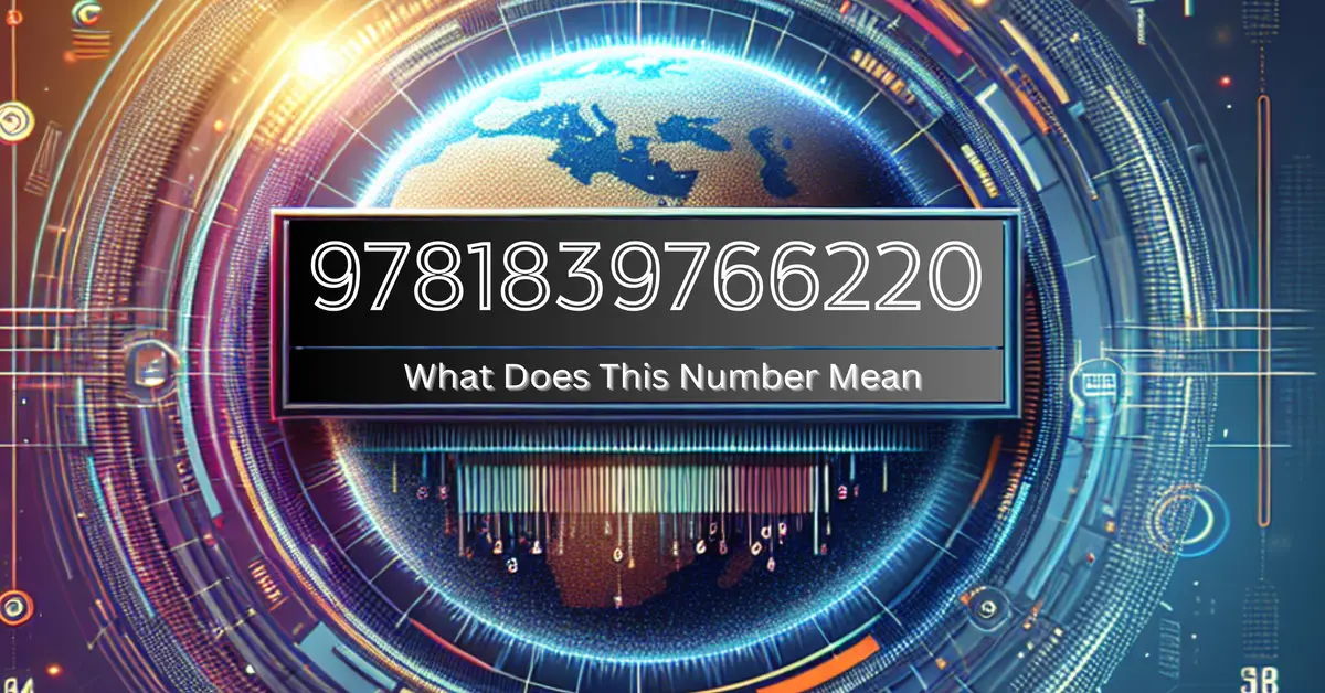 9781839766220 what does this number mean